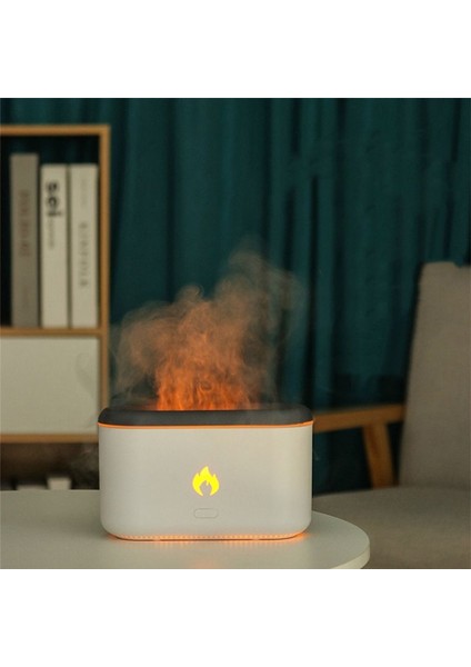 USB Hava Nemlendiricisi Ultrasonik Aromaterapi Hemerileştiriciler Difüzörleri Yatak Odası-Beyaz Için 300ML Yağ Difüzör Nemlendiricisi (Yurt Dışından)