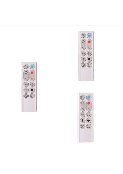 Dyson Pure Hot+Cool Link HP02 HP02 HP03 Hava Arıcılık Isıtıcı ve Fan (Gümüş) Için 3x Yedek Uzaktan Kumanda HP02 HP03 (Yurt Dışından)