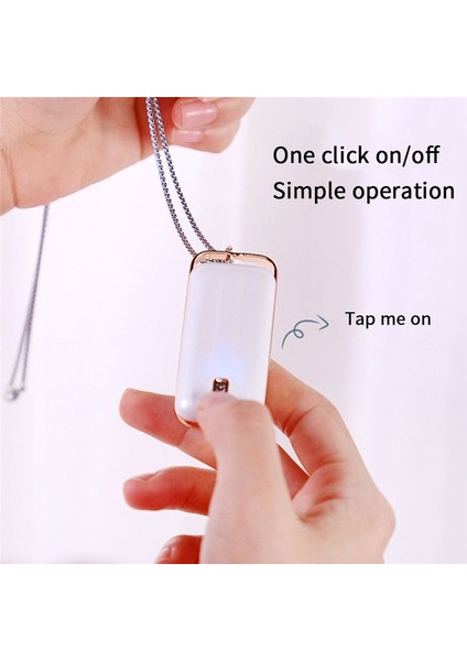 Kolye ile Mini Taşınabilir Kişisel Hava Arıtma Koku Eliminator Şarj Edilebilir Negatif Iyon Hava Temizleyicisi (Yurt Dışından) fırsatları