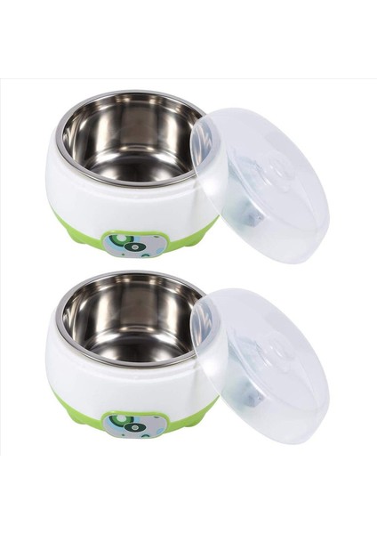 2x Yoghourt Makinesi Otomatik Paslanmaz Çelik Astar Yoğurt Makinesi Ana Sayfa Dıy Yoghourt Container Ab Fiş (Yurt Dışından)