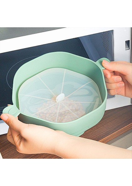 Silikon Mikrodalga Patlamış Mısır Kase Katlanabilir Patlamış Mısır Maker Kova Kase Kapak Patlamış Mısır Mutfak Pişirme Aracı Gri (Yurt Dışından) modelleri