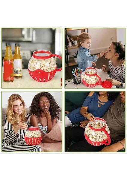 Mikrodalga Patlamış Mısır Üreticisi Kova Mikrodalga Kase Mini Makine Güvenli Silikon Kapak Patlamış Mısır Üreticisi Mavi (Yurt Dışından) fırsatları