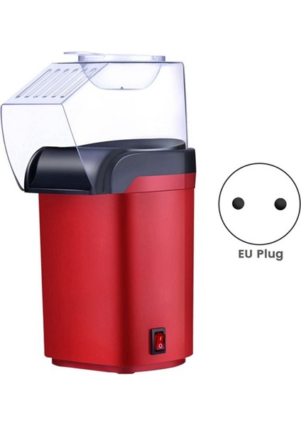 Ev Elektrikli Mısır Patlamış Mısır Maker Ev Diy Otomatik Mini Sıcak Hava Patlamış Mısır Yapımı Makine Mutfak Kırmızı Eu Fiş (Yurt Dışından) indirimleri