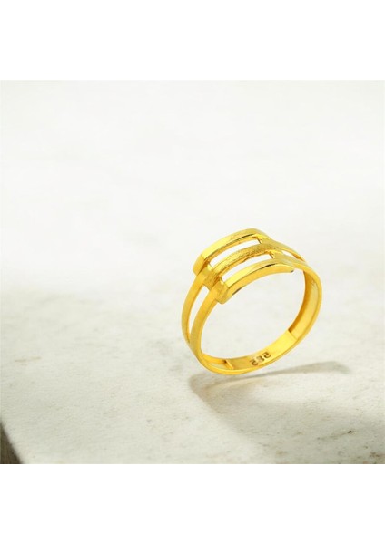 14 Ayar Altın Kaburga Yüzük - 0198954 fiyatları