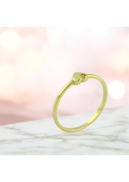 14 Ayar Altın Kalpli Yüzük - 0201334 fiyatları