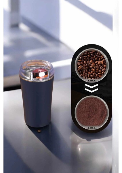 Taşınabilir Kahve & Baharat Öğütücü, Kolay Temizlenebilir ve Uzun Ömürlü Paslanmaz Çelik modelleri