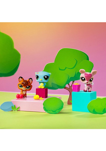 Minişler Seri 3 Forest Pets 3'lü Figür Paketi Baykuş Geyik Tilki Orijinal Minişler Yeni Seri modelleri