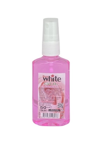 2 Adet 50 Ml. Sprey Gül Kolonyası