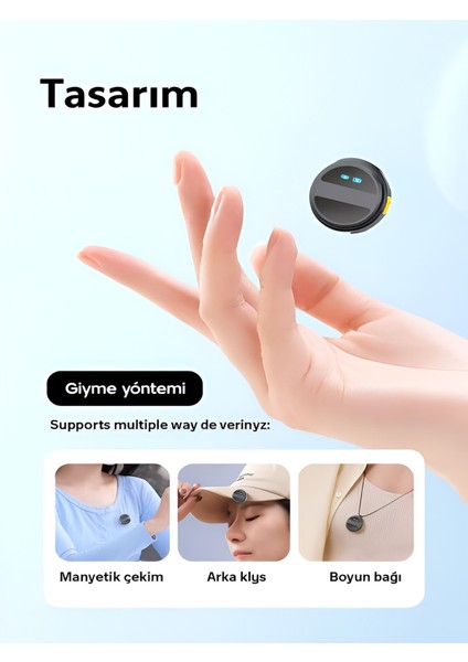 Lightining Girişli 300MAH Dijital Göstergeli 2.4g Kablosuz Çift Yaka Mikrofonu Pro++ modelleri