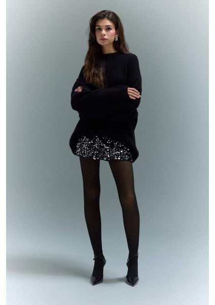 Kadın Siyah Termal Külotlu Çorap A7337AXNS