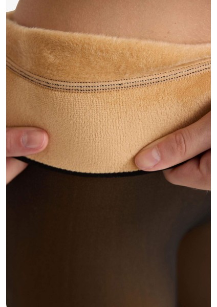 Kadın Siyah Termal Külotlu Çorap A7337AXNS fiyatları