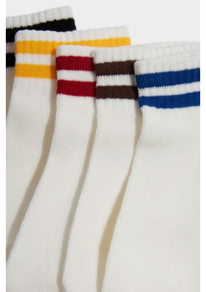 Erkek Çocuk 5'li Pamuklu Patik Çorap F4704A8NS fırsatları