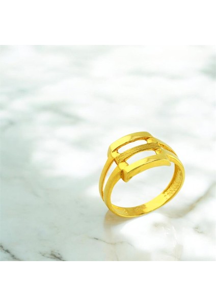14 Ayar Altın Kaburga Yüzük - 0198959 fiyatları