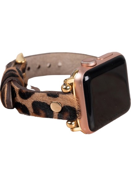 Apple Watch Uyumlu Deri Kordon 38-40-41MM Gt LEO1N