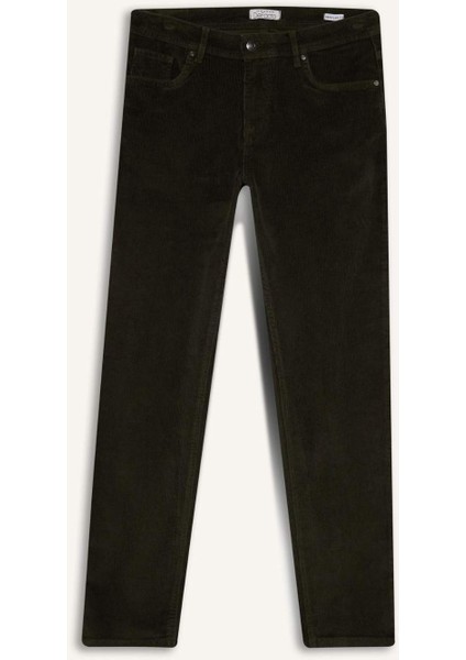 Regular Fit Fitilli Kadife Pantolon F3800AX25AU fiyatları