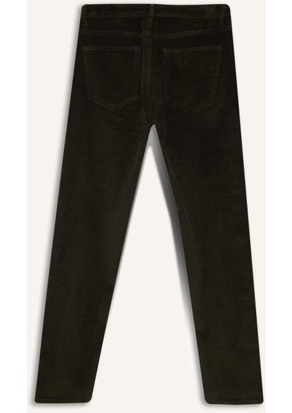 Regular Fit Fitilli Kadife Pantolon F3800AX25AU fırsatları