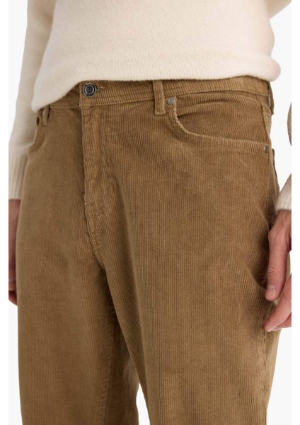 Regular Fit Fitilli Kadife Pantolon F3800AX25AU modelleri
