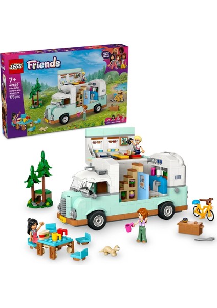 LEGO Friends Arkadaşlık Karavan Macerası Rol Yapma Yapım Seti 42663