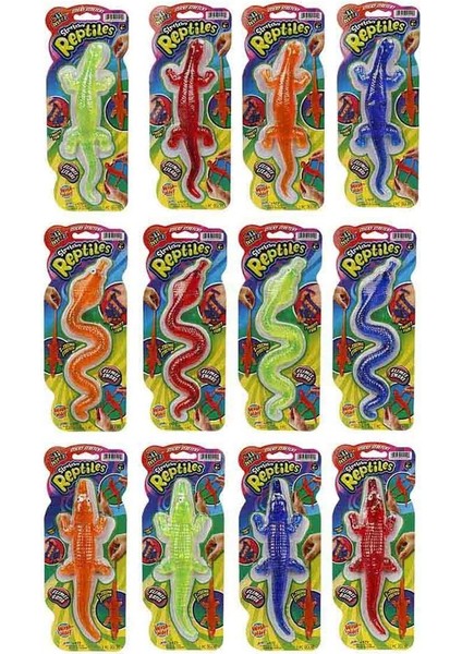 Jaru Streç Sticky Esnek Sürüngenler Yılan Kertenkele Timsah - 1 Adet Stokta Olan Gönderilir