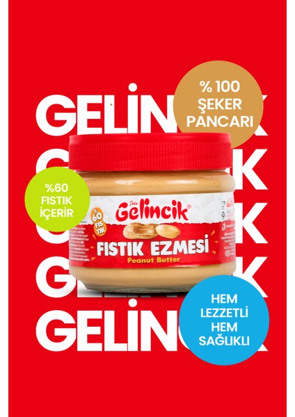 Şekerli Fıstık Ezmesi Kavanoz 320 gr fiyatları