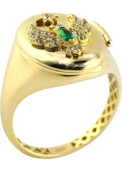 14 Ayar Altın Hayvan Figürlü Yüzük - 0200857