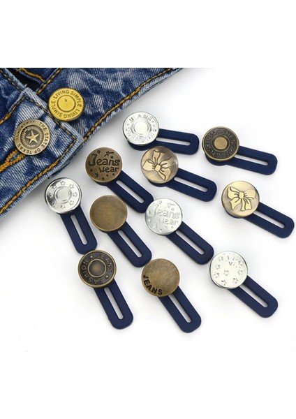 Beden Büyülten- Küçülten Düğme Seti 10 Adet Yedek Kot Düğme Seti fırsatları