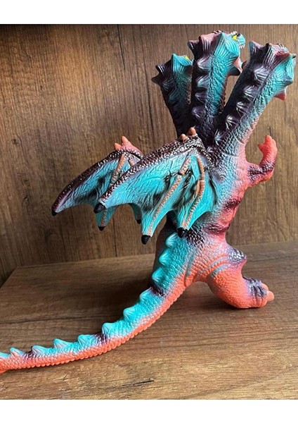 Sesli Kükreyen 3 Başlı Ejderha Dinozor Godzilla Dinazor Figür 50 cm Godzilla Oyuncak Figür Sesli indirimleri