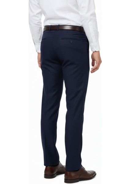 Erkek Regular Fit Armürlü Kumaş Pantolon Likra Kumaş BGL-ST05038 fırsatları