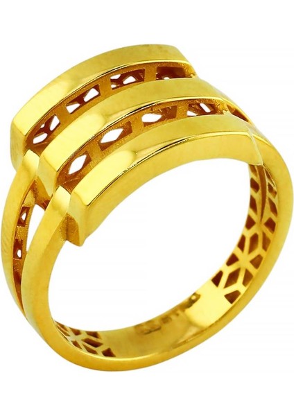 22 Ayar Altın Kaburga Yüzük - 0199991
