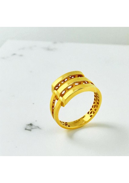 22 Ayar Altın Kaburga Yüzük - 0199991 fiyatları