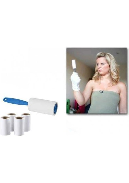 5 Yedekli Tüy Toplama Rulosu