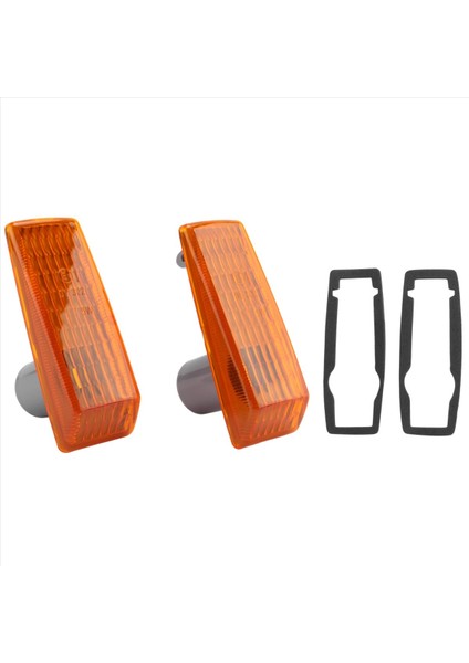 2 Adet Araba Dönüş Sinyal Lambası Gösterge Tekrarlayıcı Lamba Kapağı Sarı W124 R129 W140 W202 W201 Için (Yurt Dışından)