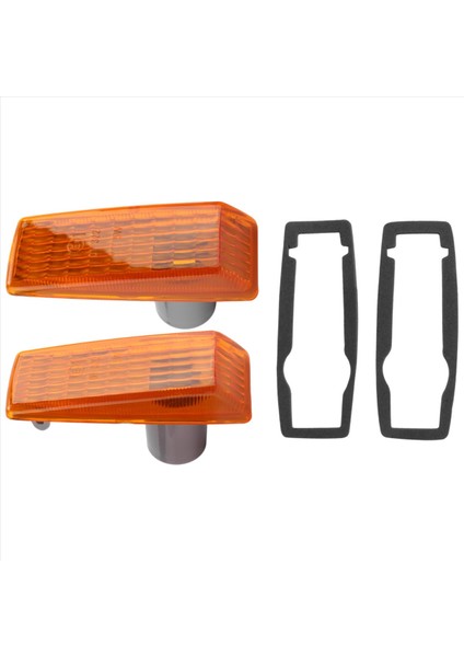 2 Adet Araba Dönüş Sinyal Lambası Gösterge Tekrarlayıcı Lamba Kapağı Sarı W124 R129 W140 W202 W201 Için (Yurt Dışından) modelleri