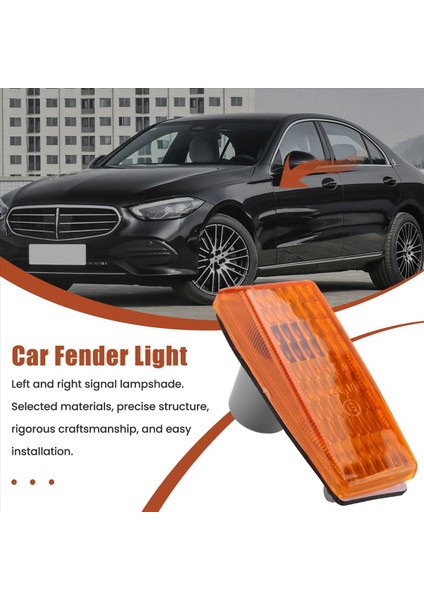 2 Adet Araba Dönüş Sinyal Lambası Gösterge Tekrarlayıcı Lamba Kapağı Sarı W124 R129 W140 W202 W201 Için (Yurt Dışından) fırsatları
