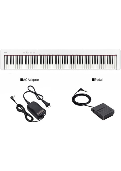 CDP-S110WEC2 Beyaz Taşınabilir Dijital Piyano modelleri