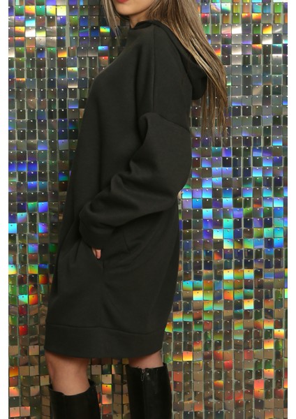 Kadın Moda Trend Rahat Kalın Uzun Sweatshirt fiyatları