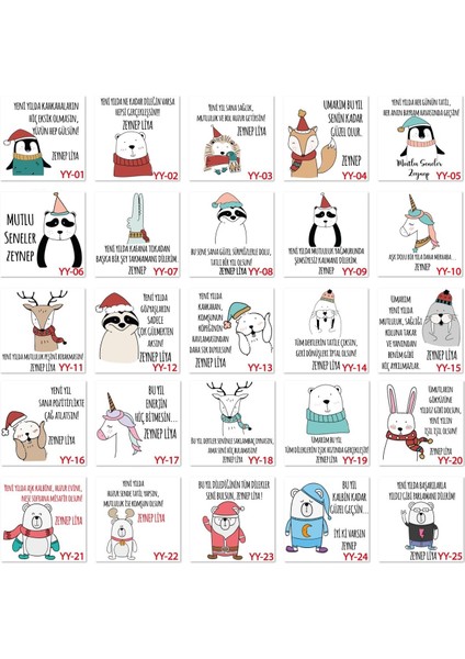 Sevgiliye Kişiye Özel Yılbaşı Aşk Konservesi Romantik Sürpriz Mini Hediye Seti modelleri