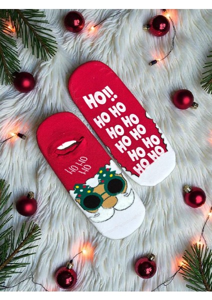 - Yılbaşı - Yeni Yıl Özel Desenli Premium Hediye Paketli - Patik Çorap fiyatları