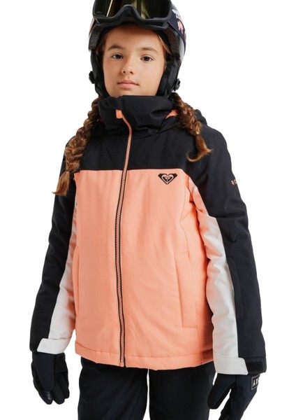 Galaxy Girl Jk Kız Çocuk Turuncu Snowboard Ceketi