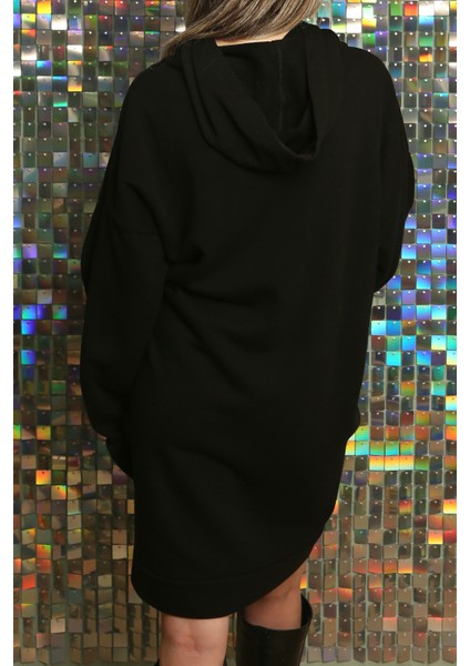 Kadın Moda Trend Rahat Kalın Uzun Sweatshirt fırsatları