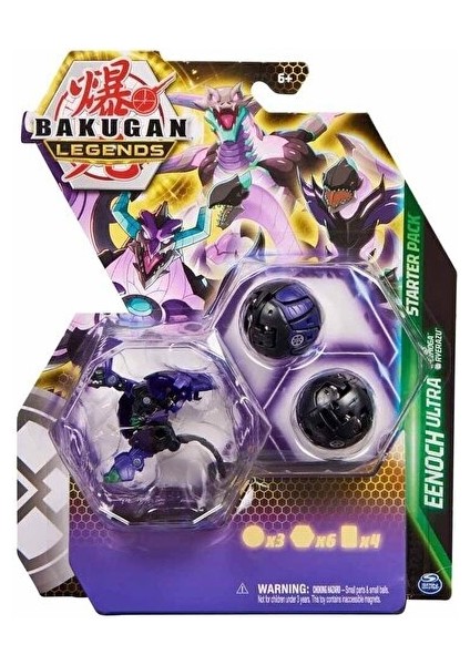 Bakugan Legends Başlangıç Paketi - Eenoch Oyuncak Bakugan Eenoch Ultra Orjinal Bakugan Ultra Figür