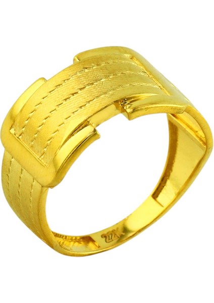 22 Ayar Altın Trabzon Hasırı Yüzük - 0199566