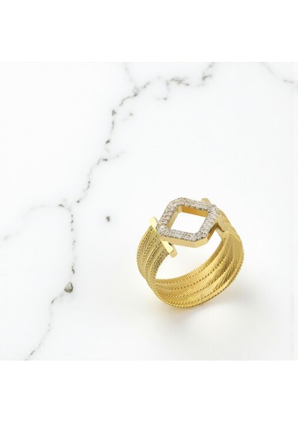 14 Ayar Altın Trabzon Hasırı Yüzük - 0180932 fiyatları