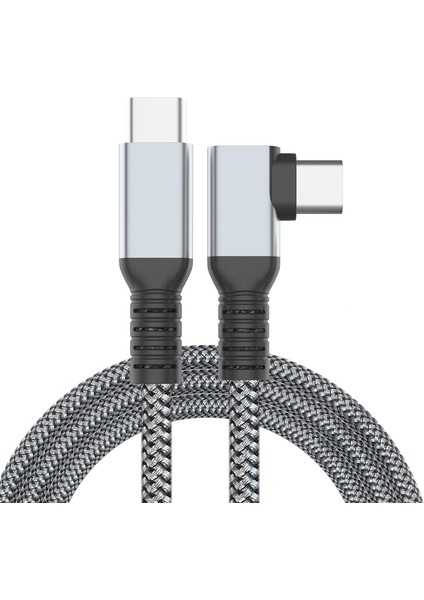 Vr-C Oculus Quest ile Uyumlu Vr5 Link Kablosu 5 M, 5gbps USB 3.2 Gen 1 Hızlı Veri Aktarımı, Hızlı Şarj Usb-C, Quest 2 Uyumlu (Type C To Type C) Kablo
