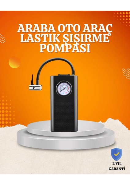 Taşınabilir Elektrikli Oto Motosiklet Bisiklet Lastik Şişirme Pompası