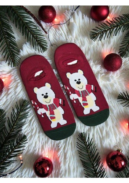 - Yılbaşı - Yeni Yıl Özel Desenli Premium Hediye Paketli - Patik Çorap fiyatları