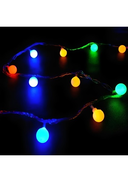 4 m Fişli 20'li Karışık Renk Top Model Led Işık – Dekoratif Yılbaşı ve Parti Aydınlatma fiyatları