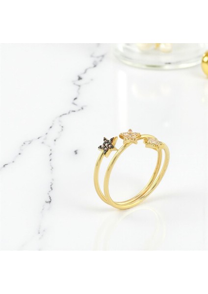14 Ayar Altın Yıldızlı Yüzük - 0178326 fiyatları