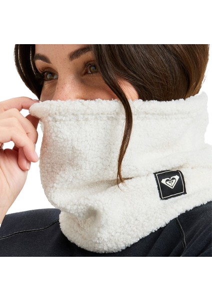 Valwood Collar Kadın Beyaz Kar Maskesi