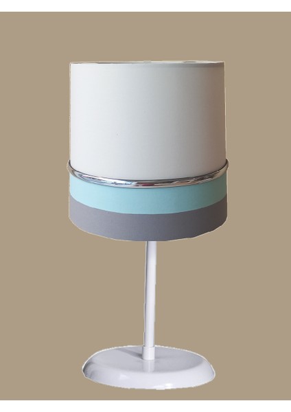 Beyaz Gri Yeşil M-799 Kumaş Kaplama 2.li Set Yatak Odası Genç ve Çocuk Odası Avize ve Abajur Seti modelleri